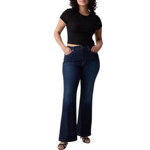 GAP High Rise '70s Flare Jeans Size 33 (16R)